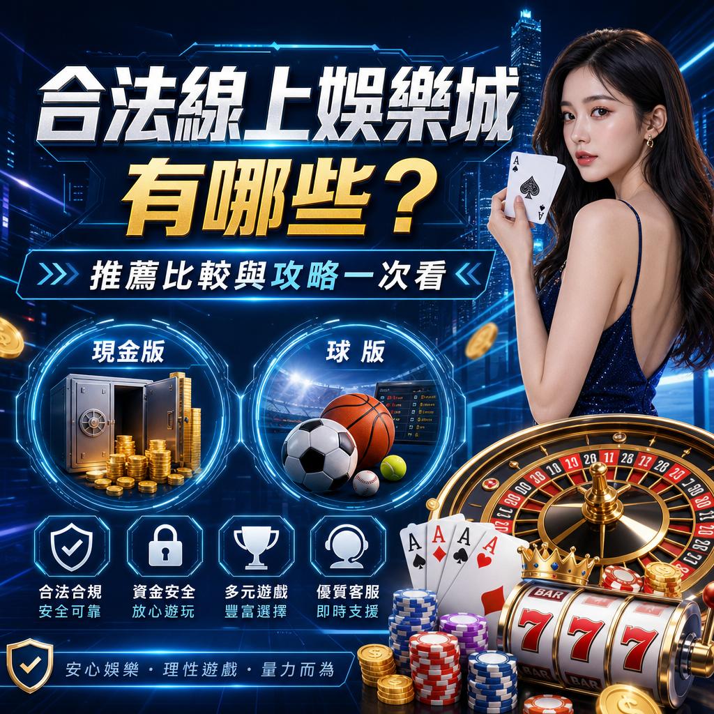 合法線上娛樂城有哪些？推薦比較與攻略一次看