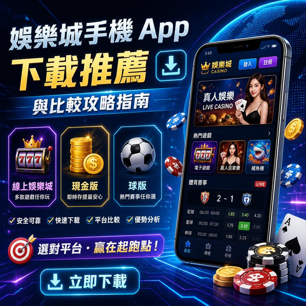 娛樂城手機 App 下載推薦與比較攻略指南