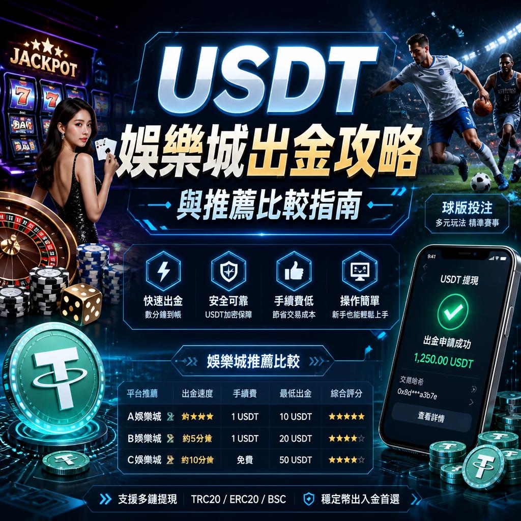 USDT 娛樂城出金攻略與推薦比較指南