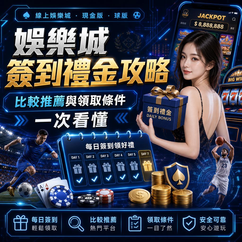 娛樂城簽到禮金攻略：比較推薦與領取條件一次看懂