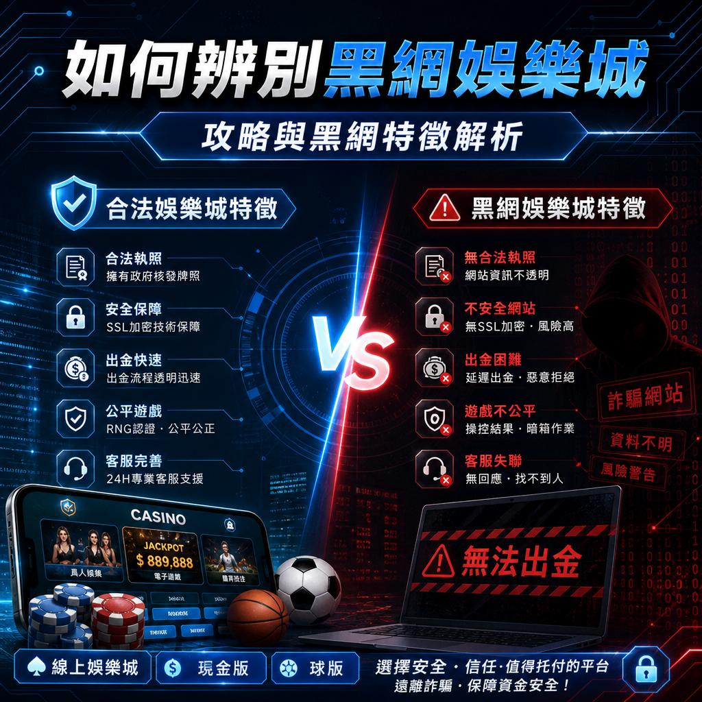 如何辨別黑網娛樂城攻略與黑網特徵解析