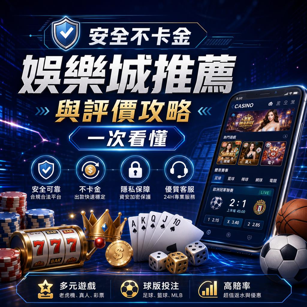 安全不卡金娛樂城推薦與評價攻略一次看懂