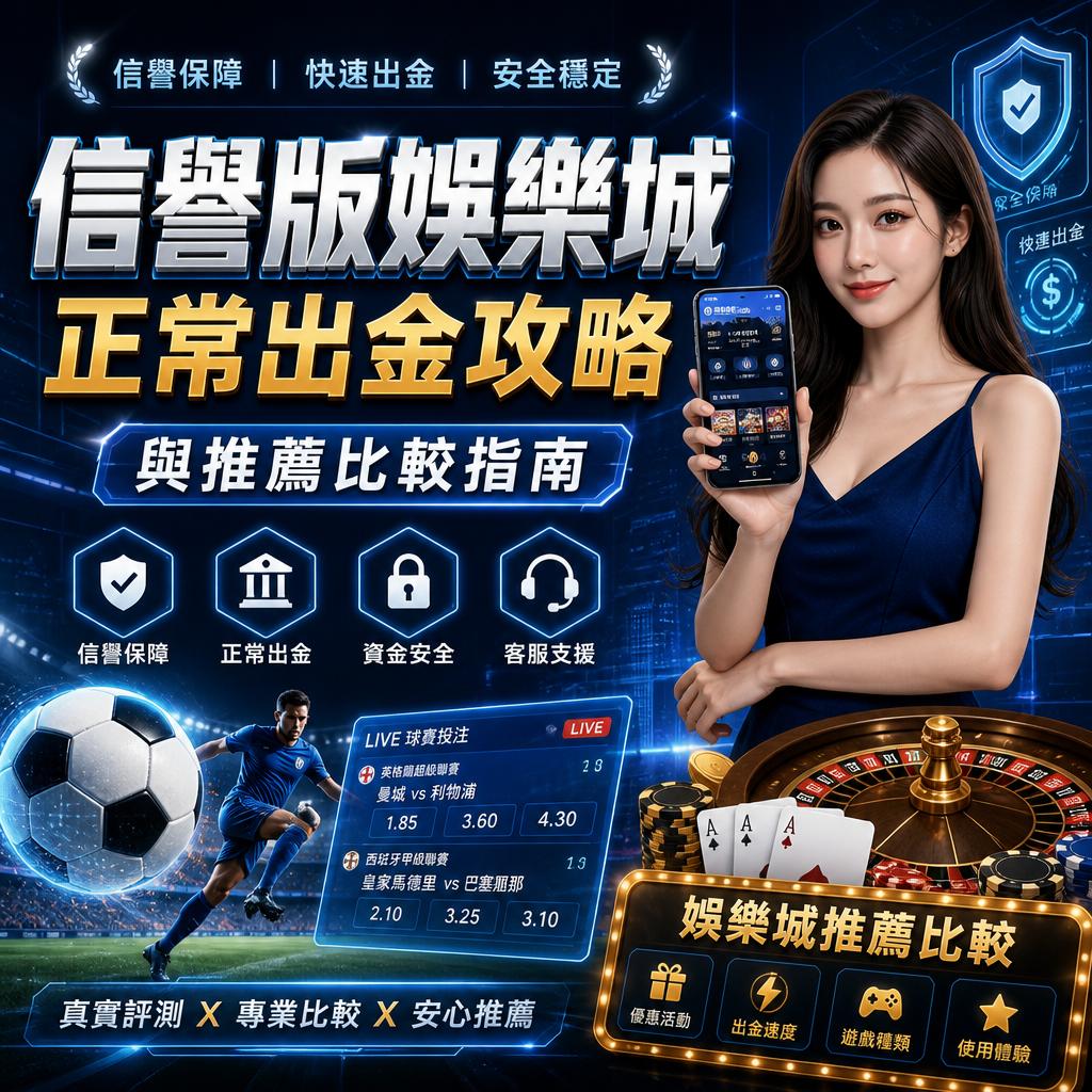信譽版娛樂城 正常出金攻略與推薦比較指南
